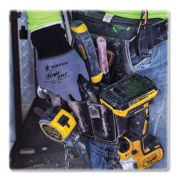 MCR™ Safety Ninja Nitrile Coating Nylon-spandex Gloves, Black-gray, Small, Dozen freeshipping - TVN Wholesale